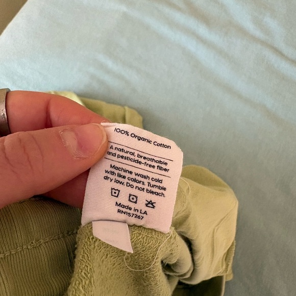 Mate the Label- Terry Classic Jogger in pistachio - Picture 3 of 5